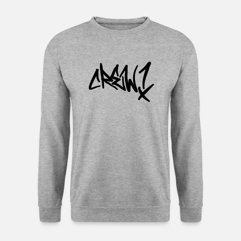 Crew Member - Unisex Pullover - Weißgrau meliert
