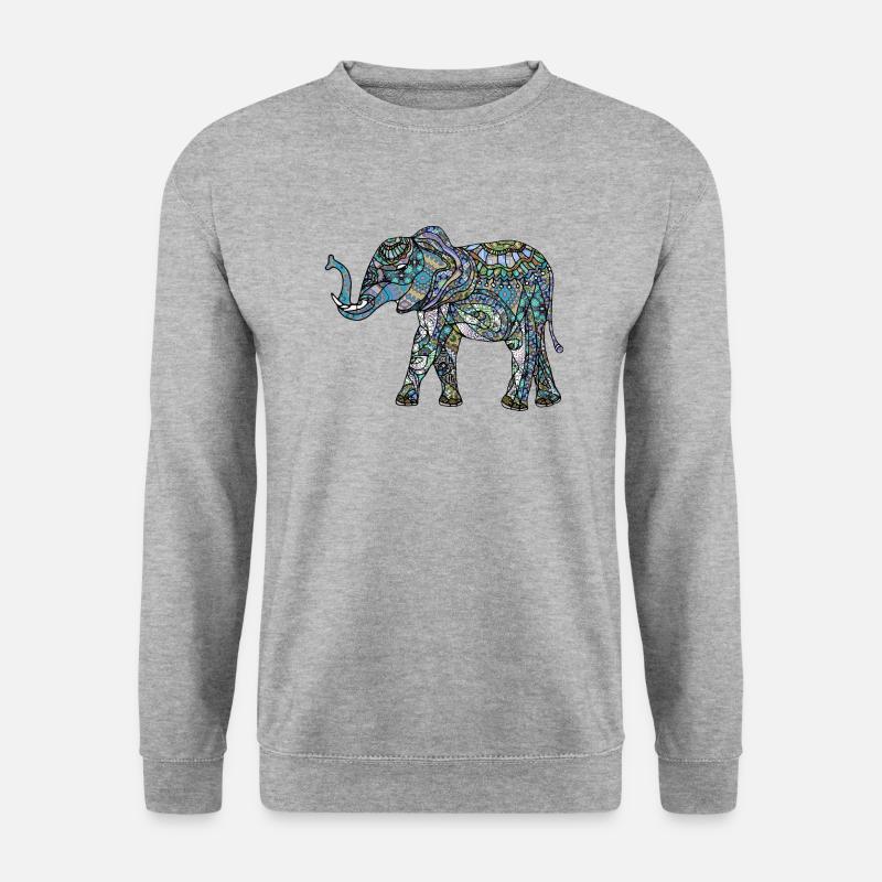 Elephant - Unisex Sweatshirt - salt & pepper