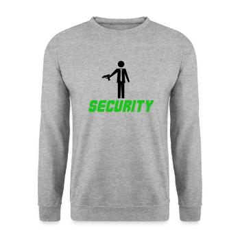 Conception de la sécurité - Sweat-shirt Unisexe - gris chiné - Devant - Alina (178cm) & Michal (187cm)