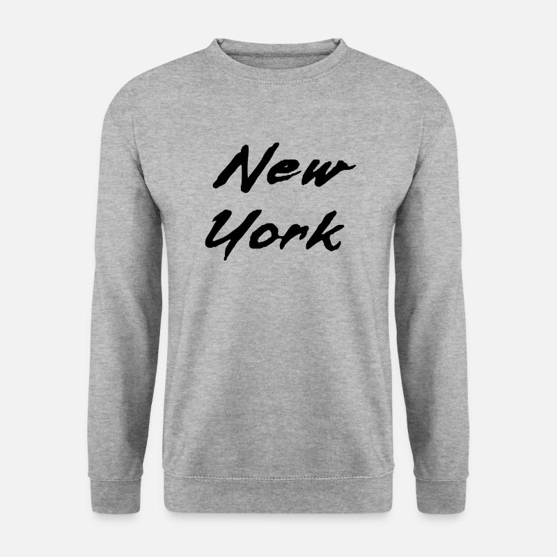 neue Arbeit - Unisex Pullover - Weißgrau meliert