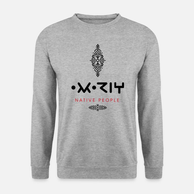 Amazigh - Unisex Pullover - Weißgrau meliert