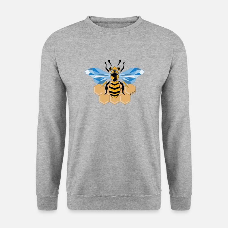 BIENE - Unisex Pullover - Weißgrau meliert