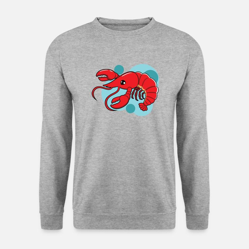 Hummer - Unisex Pullover - Weißgrau meliert