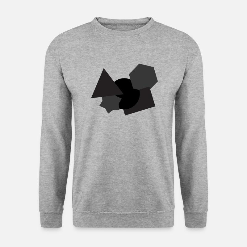 Formen - Unisex Pullover - Weißgrau meliert