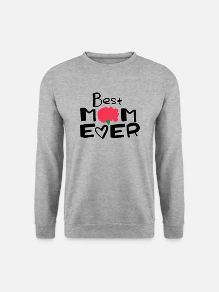 Happy Mothers Day lettering 2 - Unisex Sweatshirt - salt & pepper