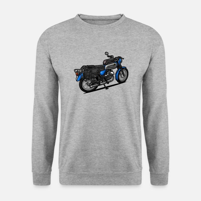 Moped // C 50 Sport // Illustration - Unisex Pullover - Weißgrau meliert