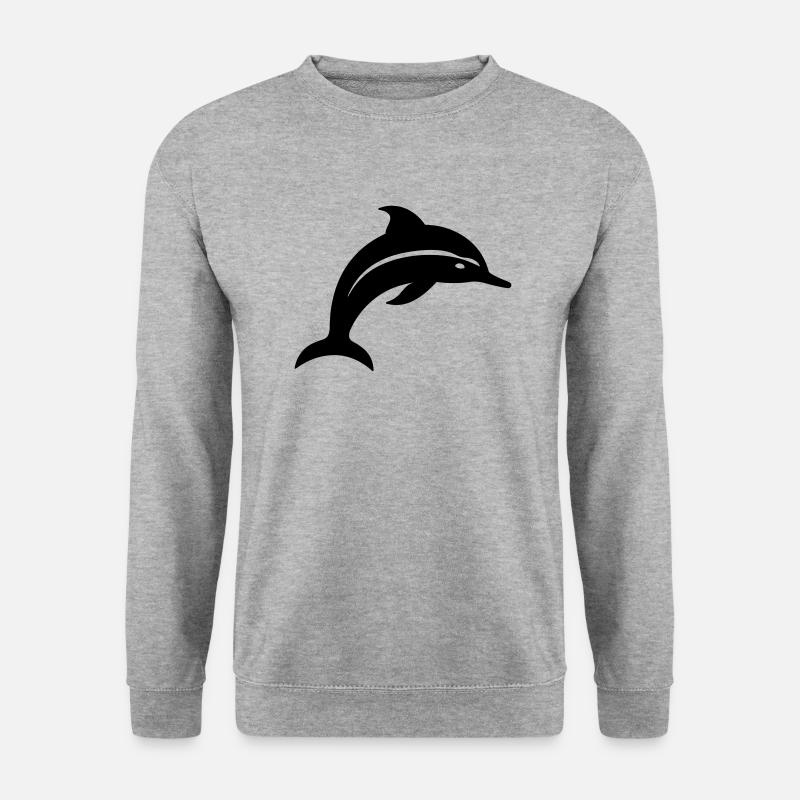 Dolphin - Unisex Sweatshirt - salt & pepper