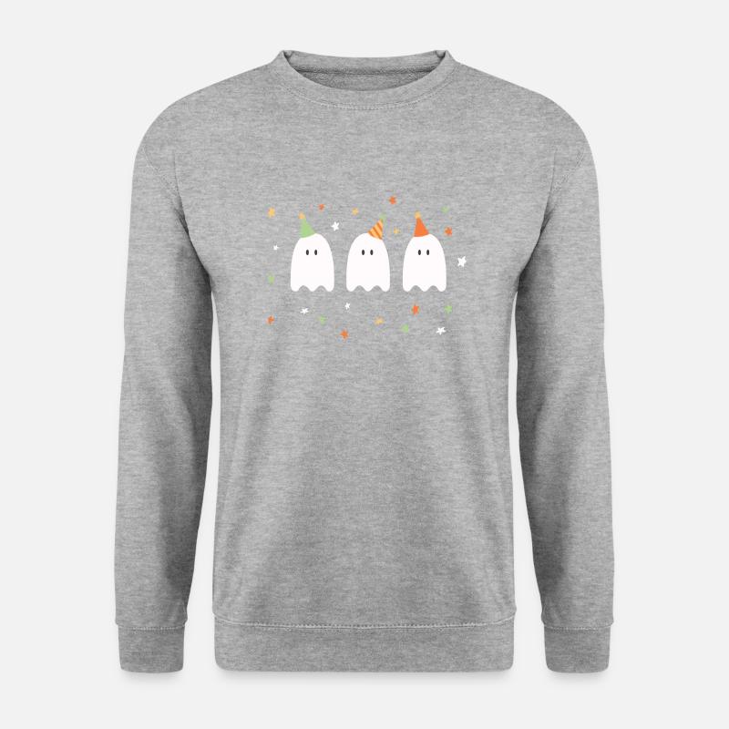 Phantom - Unisex Pullover - Weißgrau meliert