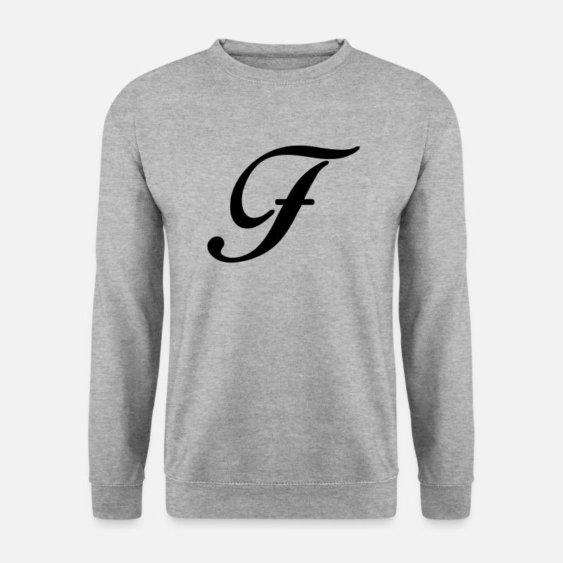 F - Unisex Sweatshirt - salt & pepper