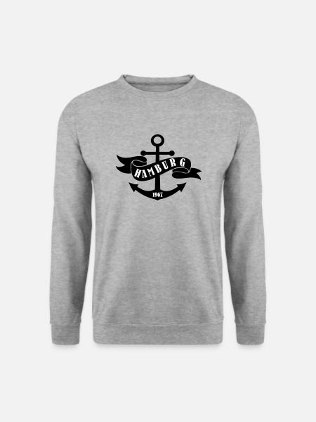 Hamburg 1967 - Unisex Pullover - Weißgrau meliert