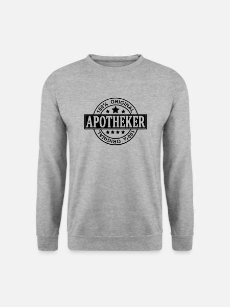 Apotheker - Unisex Pullover - Weißgrau meliert