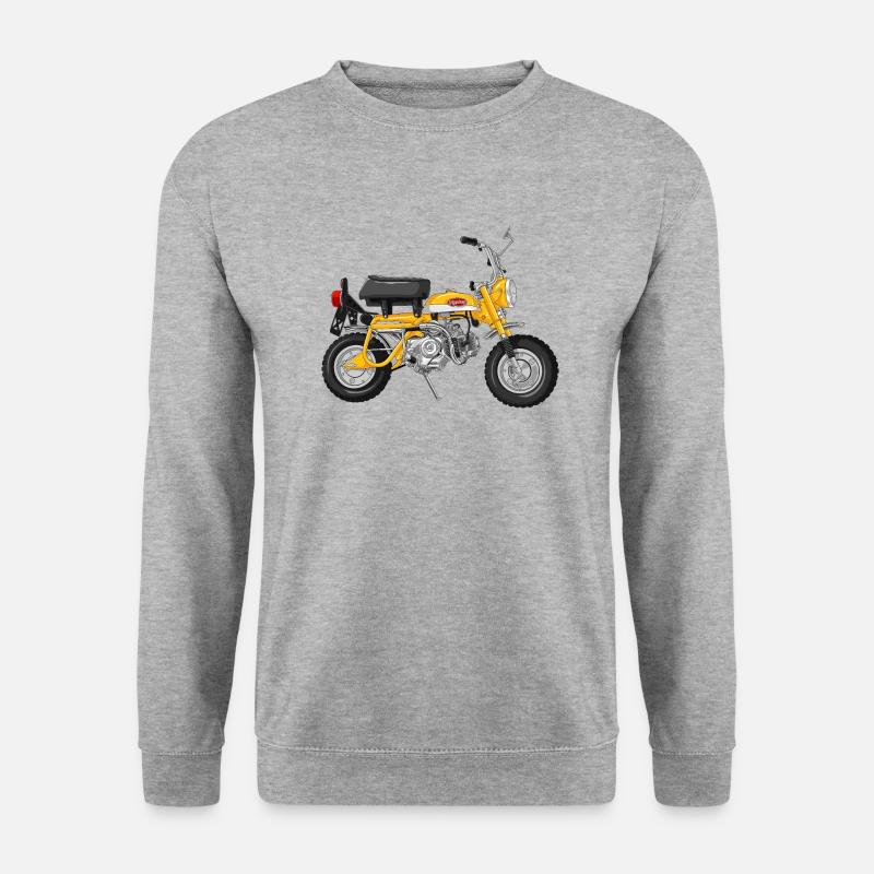 Monkey Z50A DE | mexican yellow - Unisex Pullover - Weißgrau meliert