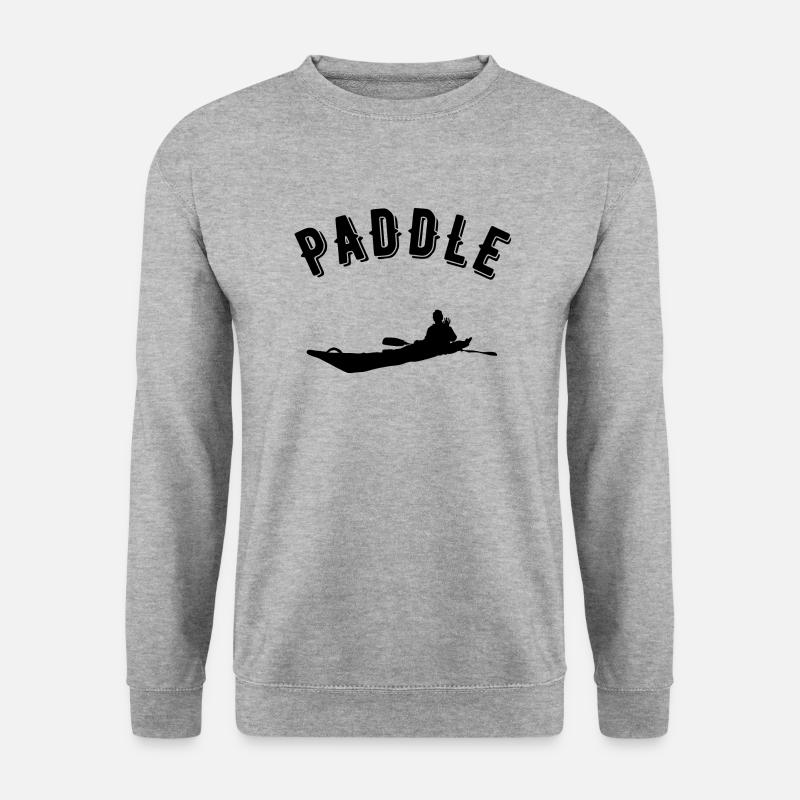Paddel - Unisex Pullover - Weißgrau meliert