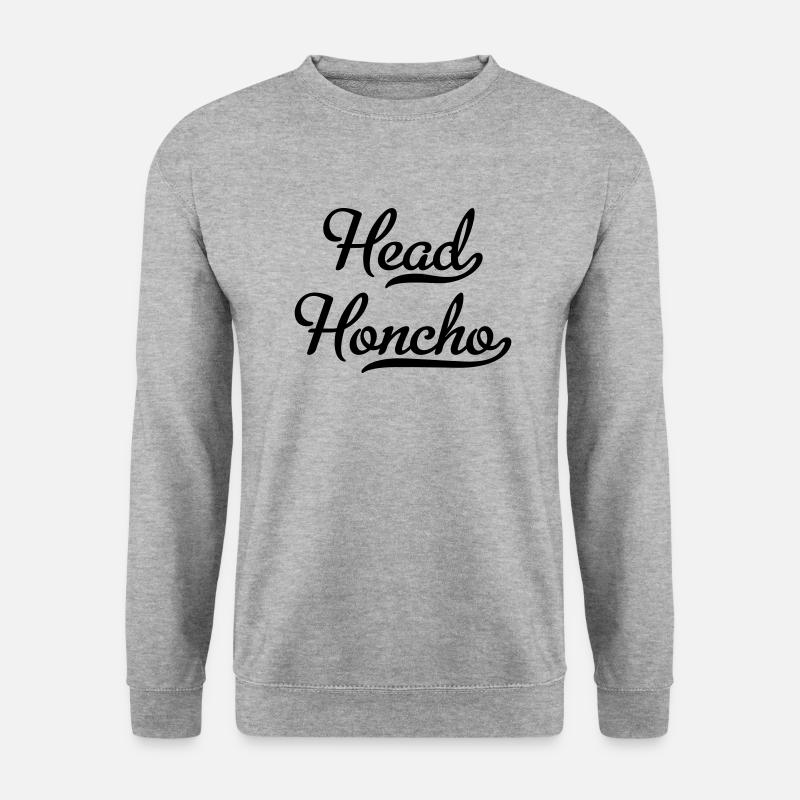 Head Honcho - Unisex Pullover - Weißgrau meliert