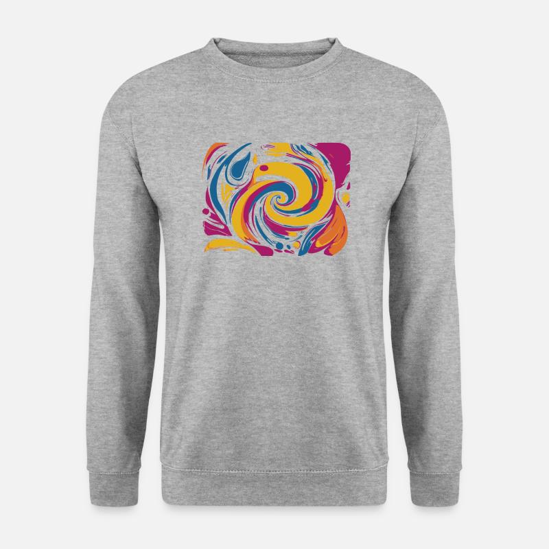 absurd - Unisex Pullover - Weißgrau meliert