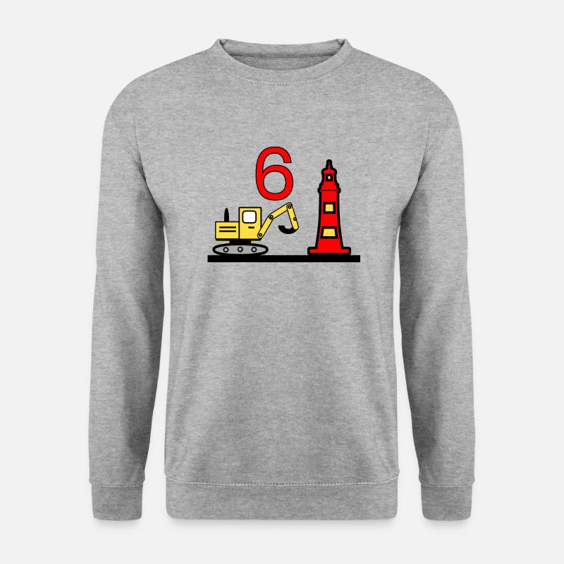 Excavator - Unisex Sweatshirt - salt & pepper
