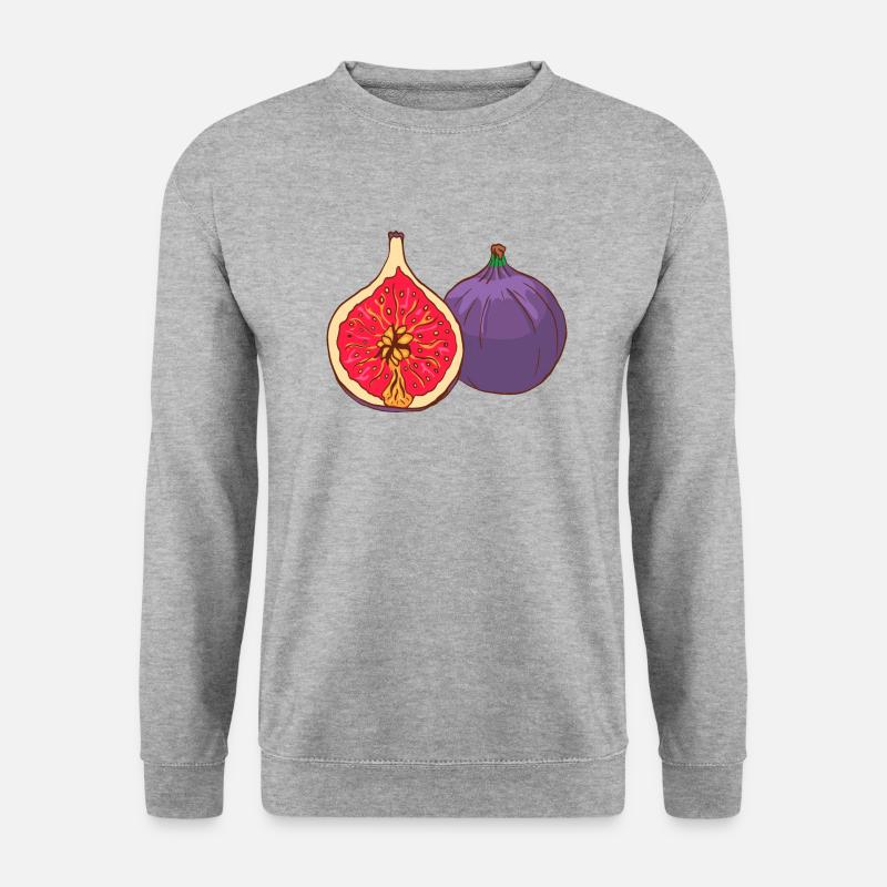 Echte Feigen - Unisex Pullover - Weißgrau meliert