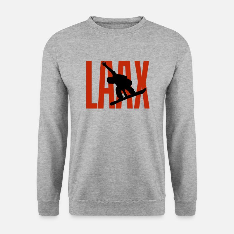 Laax - Unisex Pullover - Weißgrau meliert