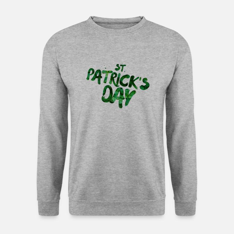 St. Patrick’s Day - Saint Patricks Day - Unisex Pullover - Weißgrau meliert