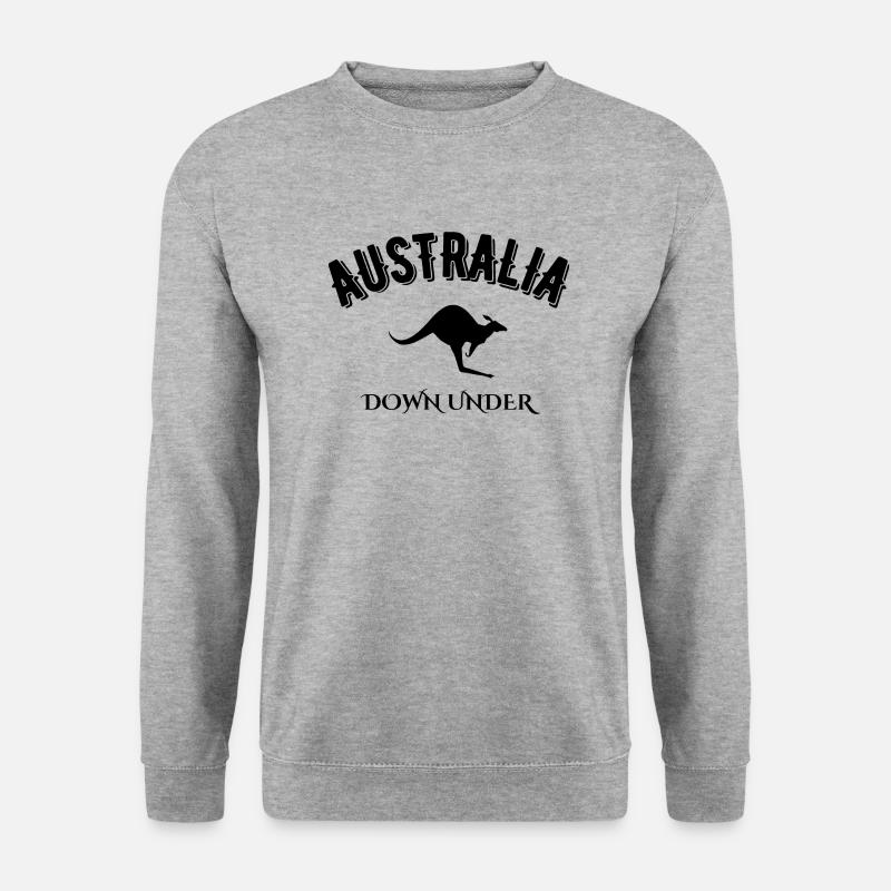 australia down under - Unisex Sweatshirt - salt & pepper