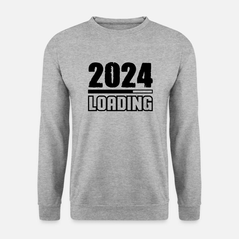 loading 2024 - Unisex Pullover - Weißgrau meliert