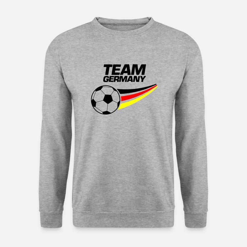 team germany soccer - Unisex Pullover - Weißgrau meliert