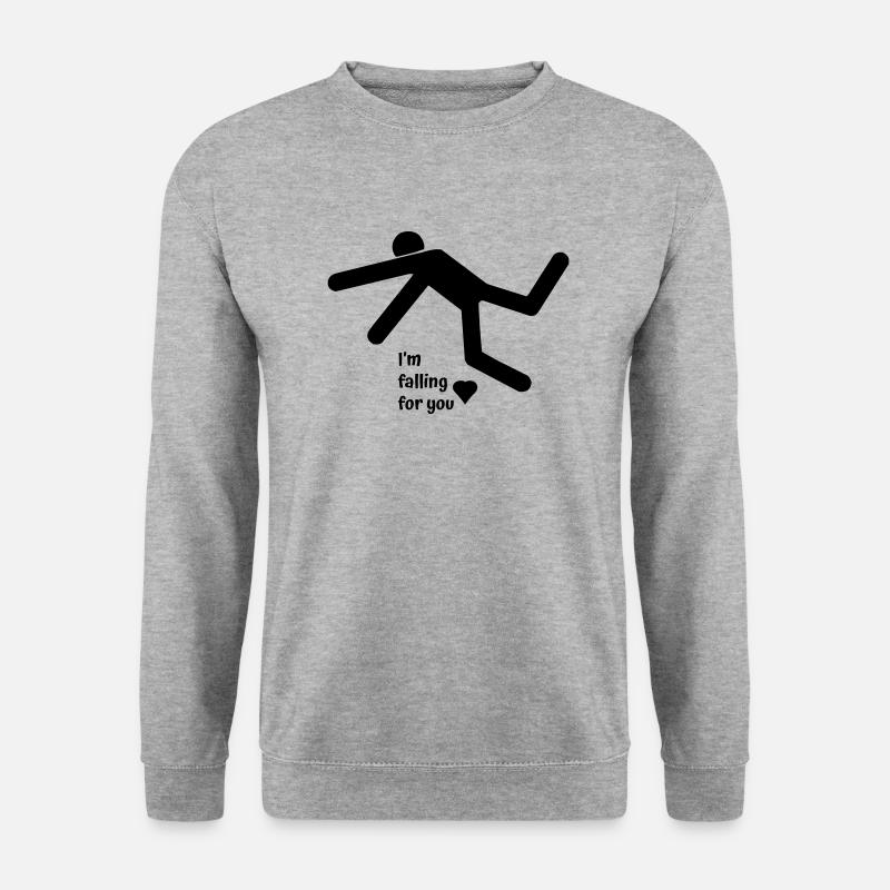 I fall for you - Unisex Sweatshirt - salt & pepper