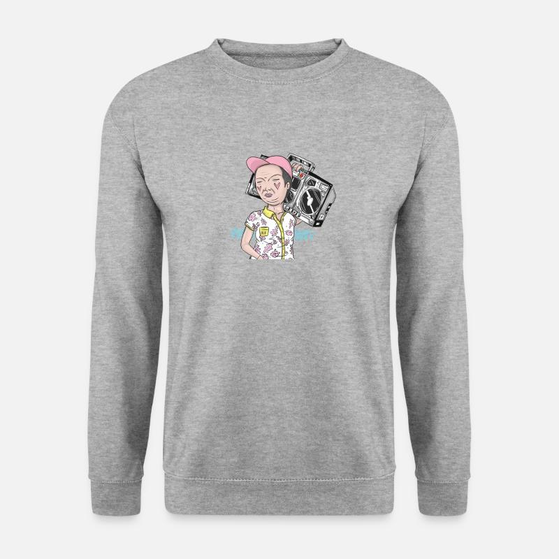 Sommerwetter - Unisex Pullover - Weißgrau meliert