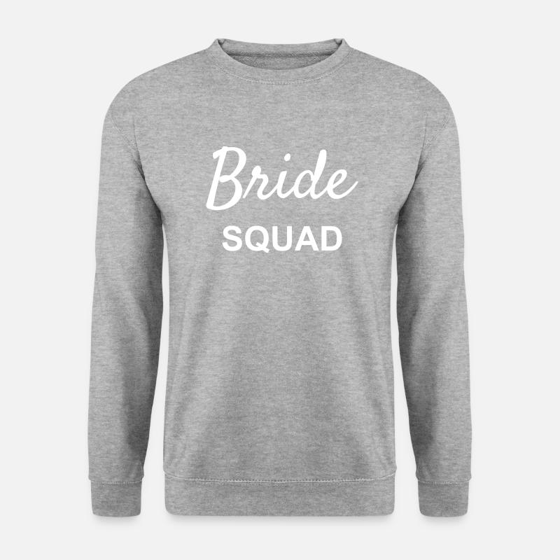 Bride Squad - Unisex Pullover - Weißgrau meliert
