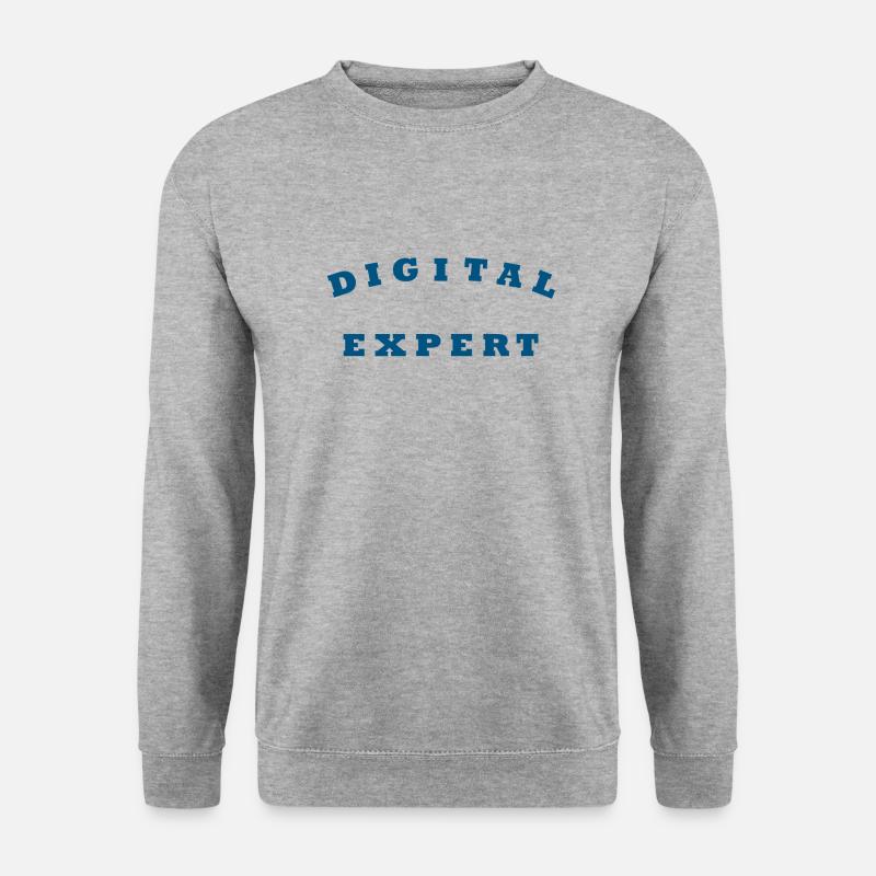 Digital Expert - Unisex Pullover - Weißgrau meliert