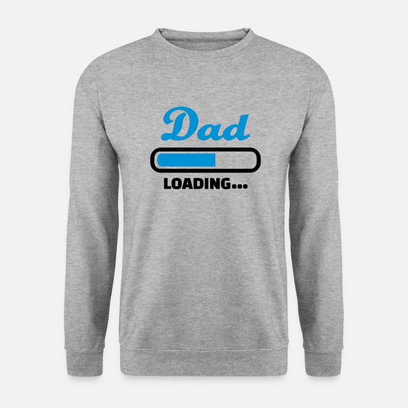 Vater - Unisex Pullover - Weißgrau meliert