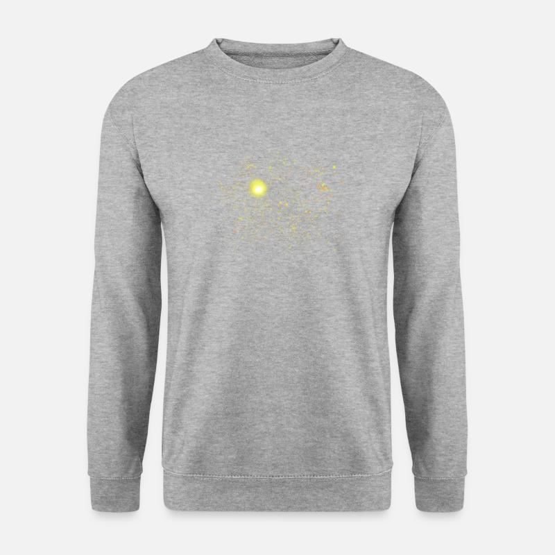 Sternenhimmel - Unisex Pullover - Weißgrau meliert