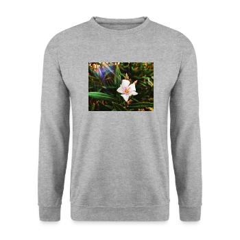 Beauty of Nature - Unisex Sweatshirt - salt & pepper - Front - Alina (178cm) & Michal (187cm)