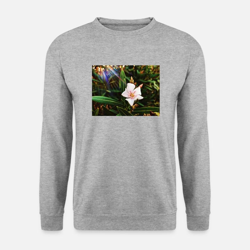 Schönheit der Natur - Unisex Pullover - Weißgrau meliert