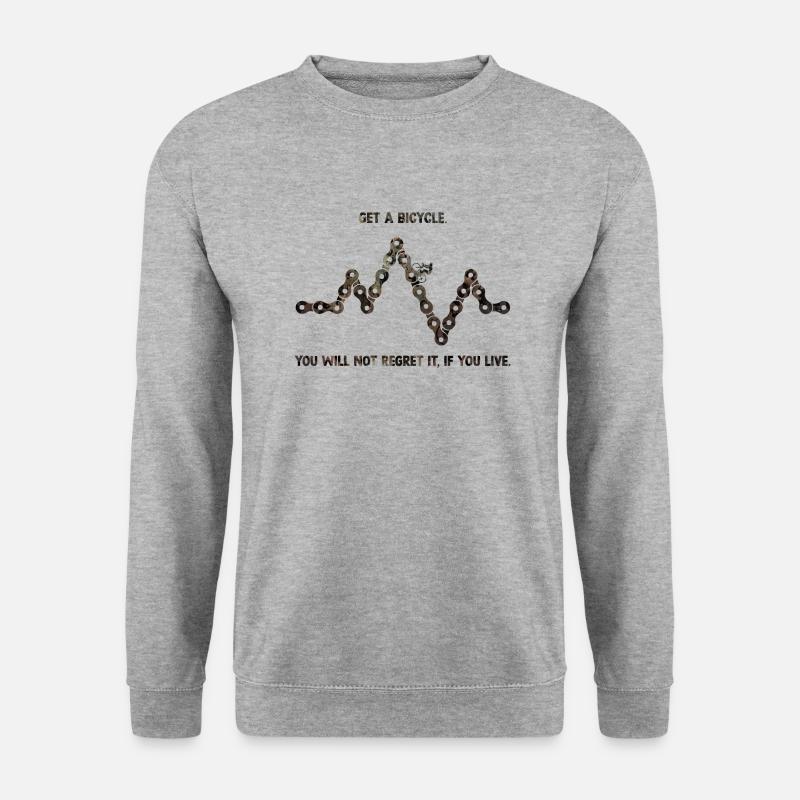 Get a Bicycle - Unisex Sweatshirt - salt & pepper