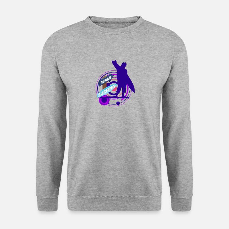 Aloha - Unisex Pullover - Weißgrau meliert