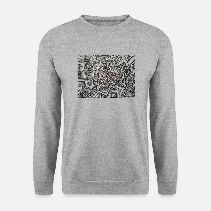 20230711 123302 - Unisex Pullover - Weißgrau meliert