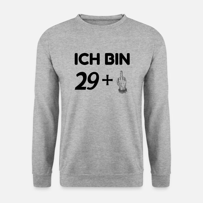 ICH BIN 30! - Unisex Pullover - Weißgrau meliert