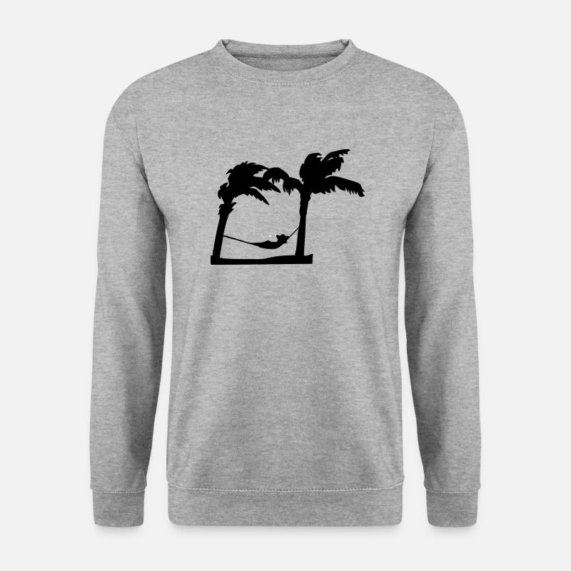 Strand - Unisex Pullover - Weißgrau meliert