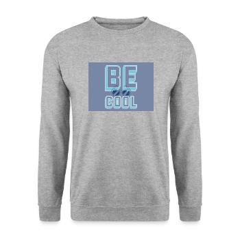Be Cool - Unisex Pullover - Weißgrau meliert - Vorne - Alina (178cm) & Michal (187cm)