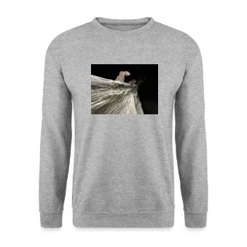 Pure Wood - Unisex Pullover - Weißgrau meliert - Vorne - Alina (178cm) & Michal (187cm)