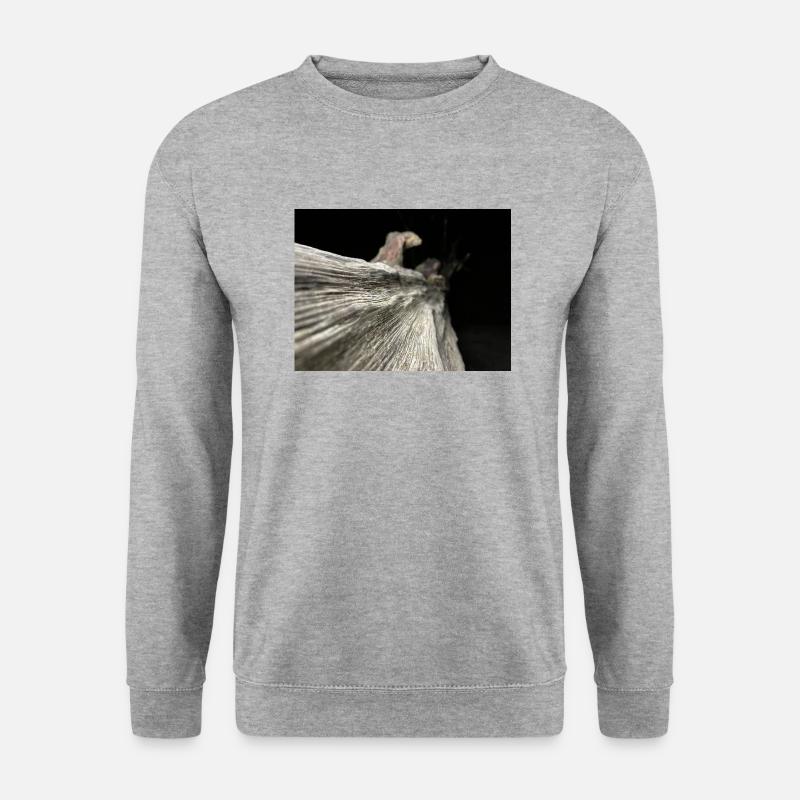 Pure Wood - Unisex Pullover - Weißgrau meliert