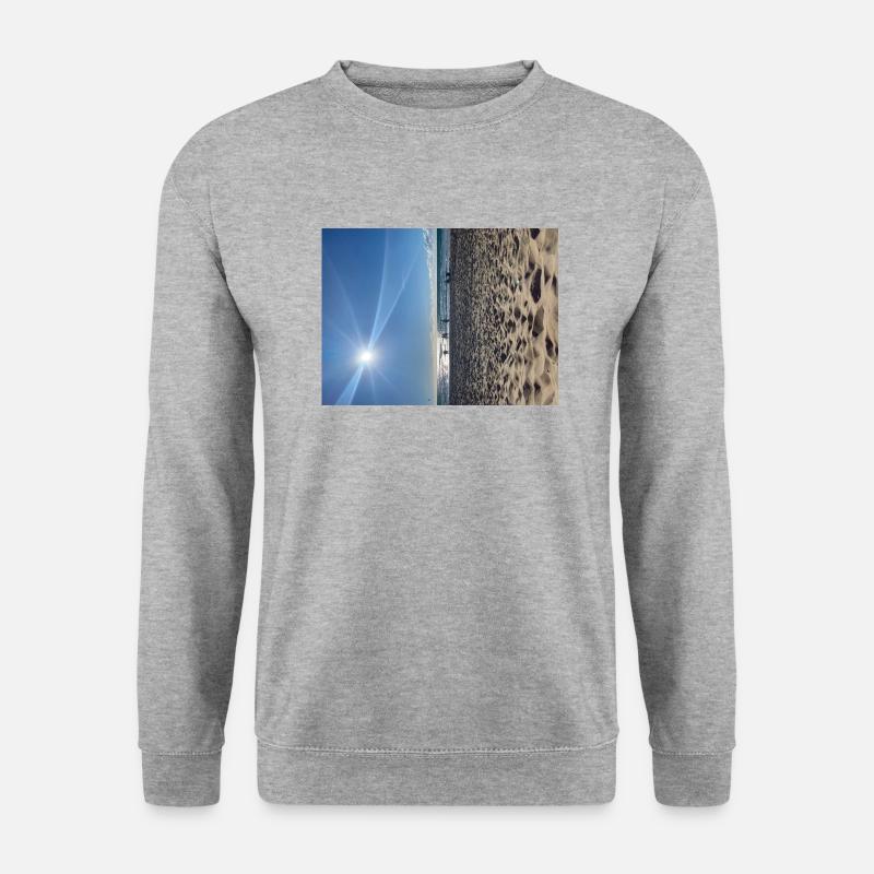 Sunshine&Ocean - Unisex Pullover - Weißgrau meliert