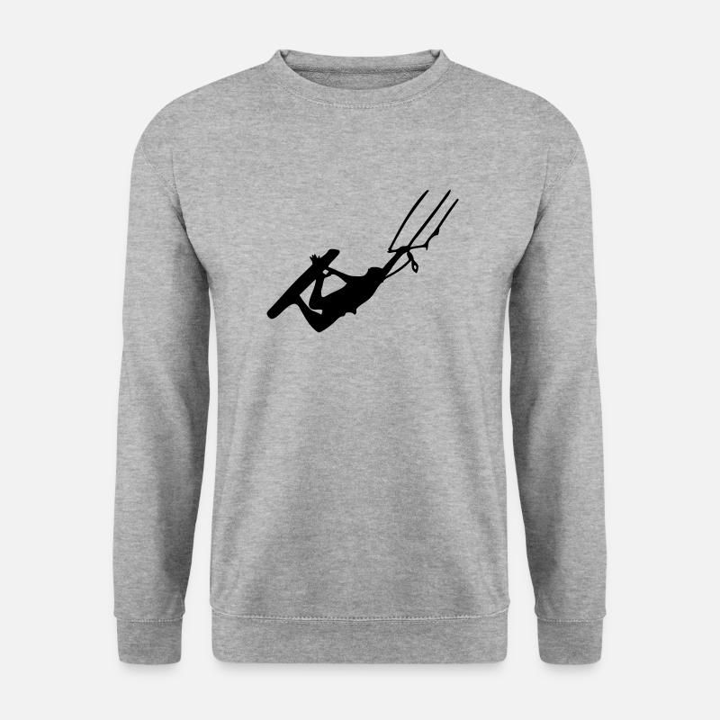 railey - Unisex Pullover - Weißgrau meliert