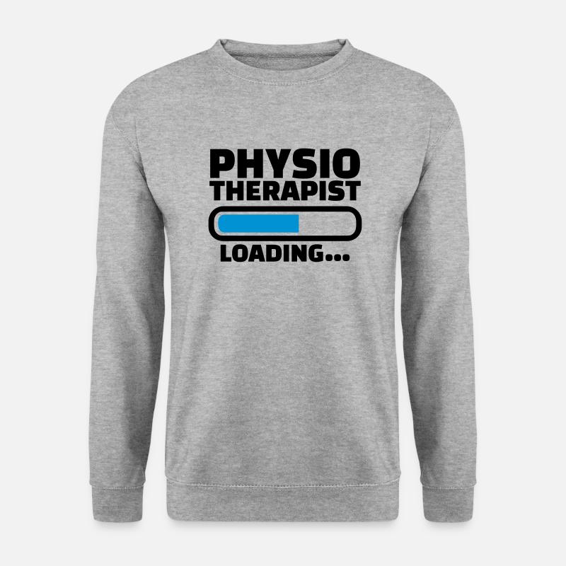 Physiotherapeut - Unisex Pullover - Weißgrau meliert