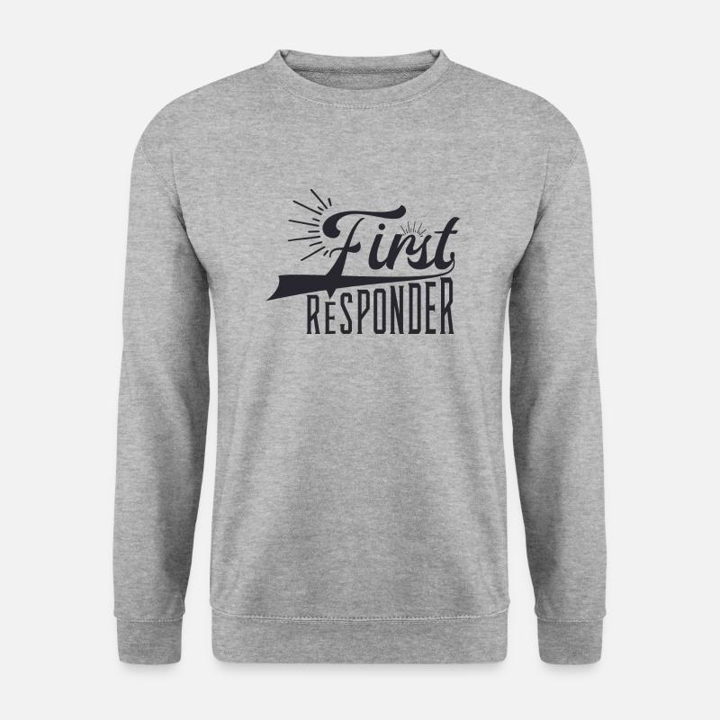 First Responder - Unisex Sweatshirt - salt & pepper