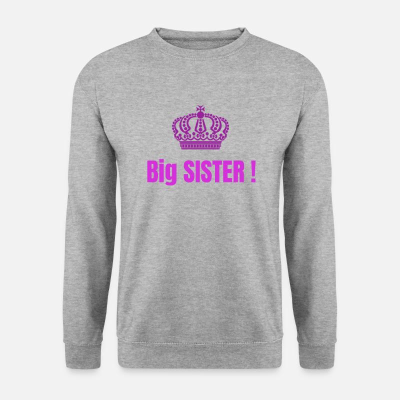 Big Sister Design Mode - Unisex Pullover - Weißgrau meliert