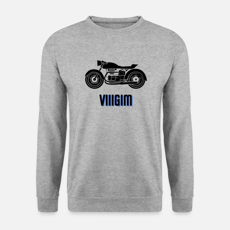 Gewohnheit - Unisex Pullover - Weißgrau meliert