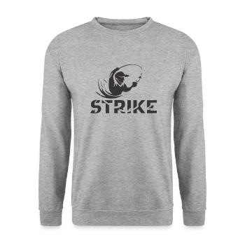 FISHERMAN - Unisex Sweatshirt - salt & pepper - Front - Alina (178cm) & Michal (187cm)