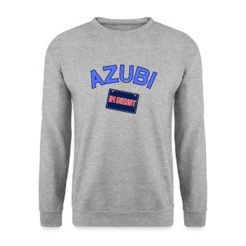 TRAINEE - Unisex Sweatshirt - salt & pepper - Front - Alina (178cm) & Michal (187cm)